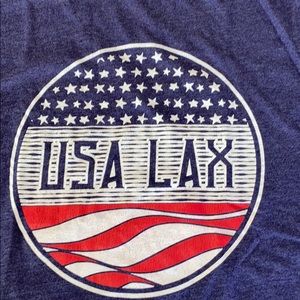 Lacrosse America men’s small blue T-shirt